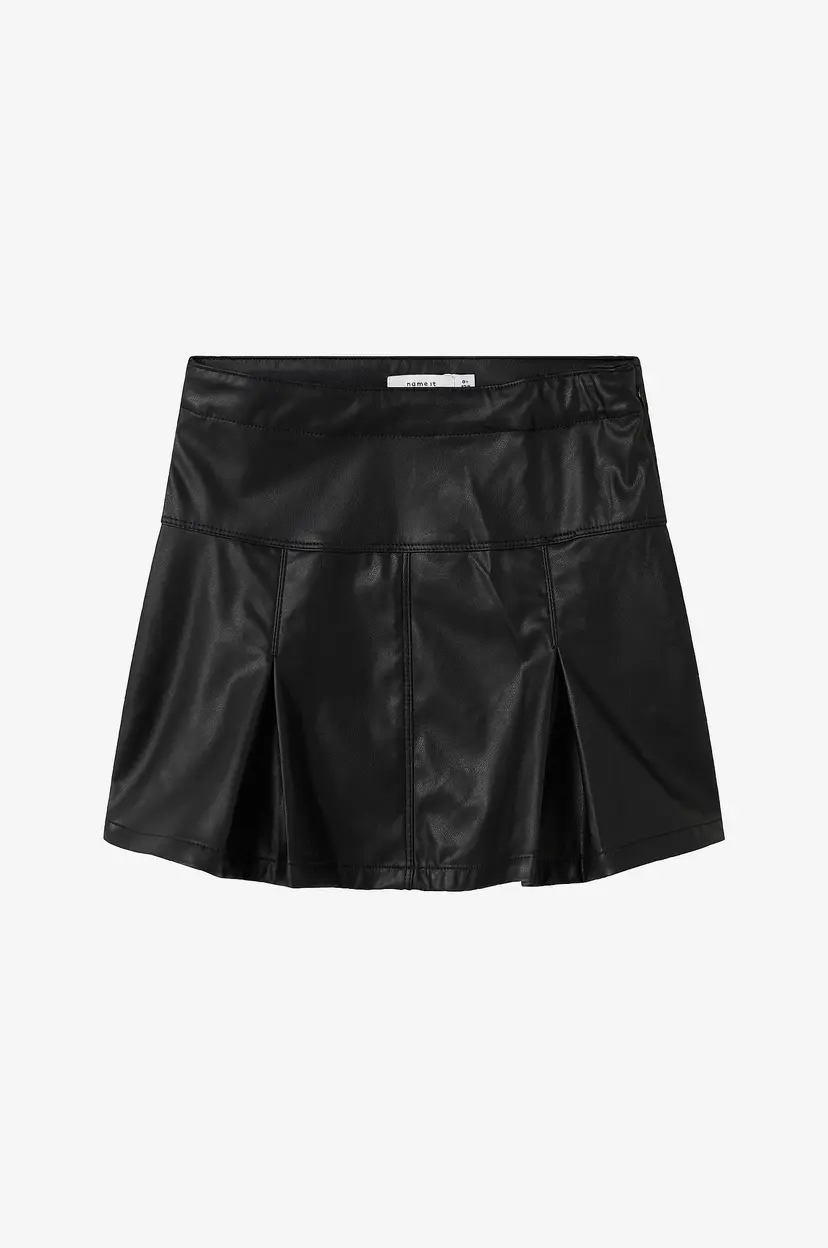NAME IT Skjørt nkfLinka PU Skirt - Svart