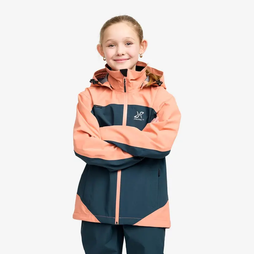 RevolutionRace Silence Proshell 3L Jacket Teens Honey Pink/Moonlit Ocean