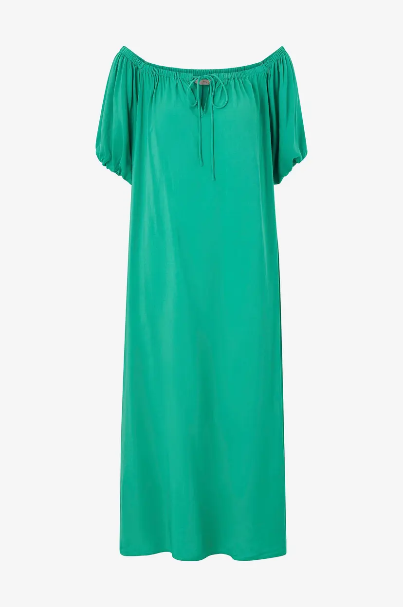 Costamani Kjole Baloo Off Shoulder - Grønn