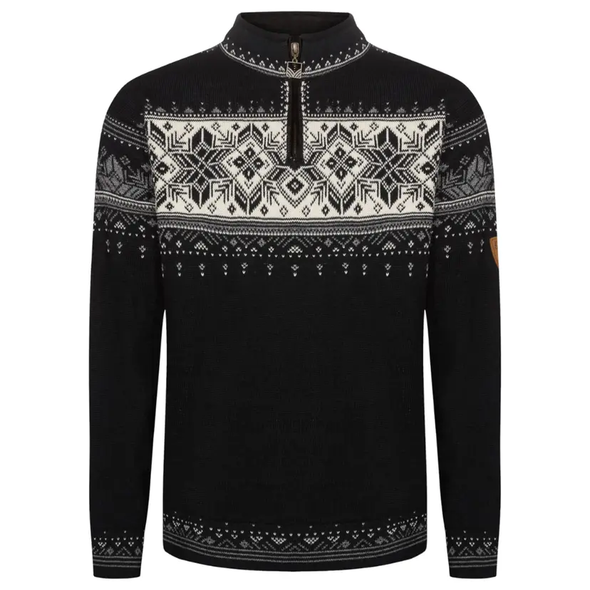 Dale of Norway Dale of Norway M's Blyfjell Sweater Black smoke Offwhite Light Charcoal