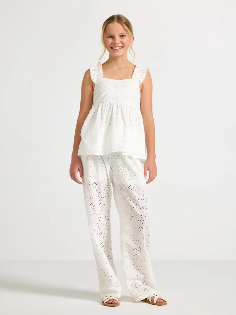 Lindex Bukser med broderie anglais