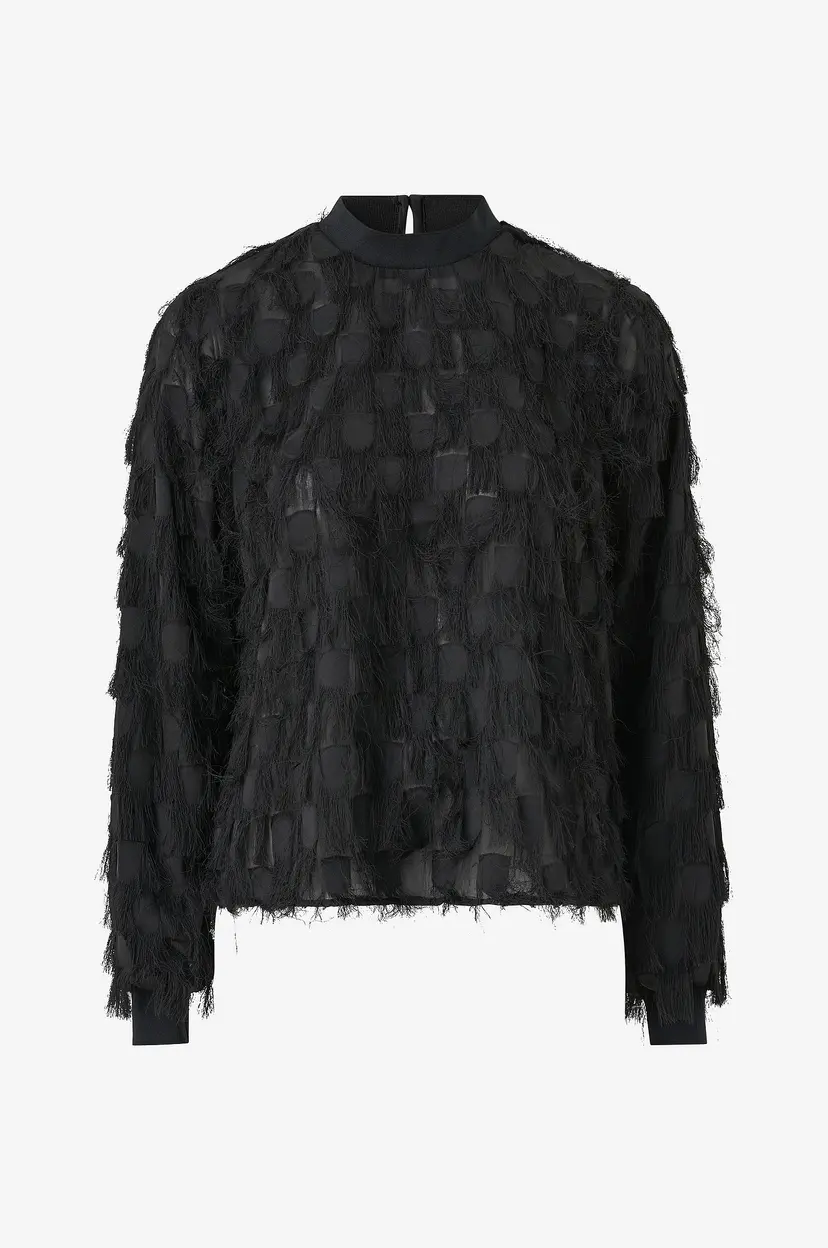 Y.A.S Bluse yasDio LS Top - Svart