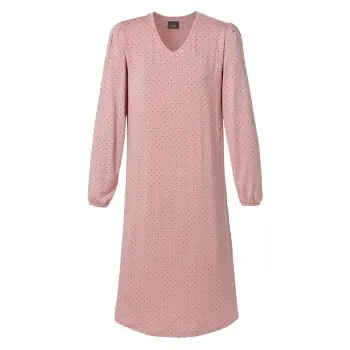 Trofé Trofe Bamboo Long Sleeve Dress Rosa Medium Dame