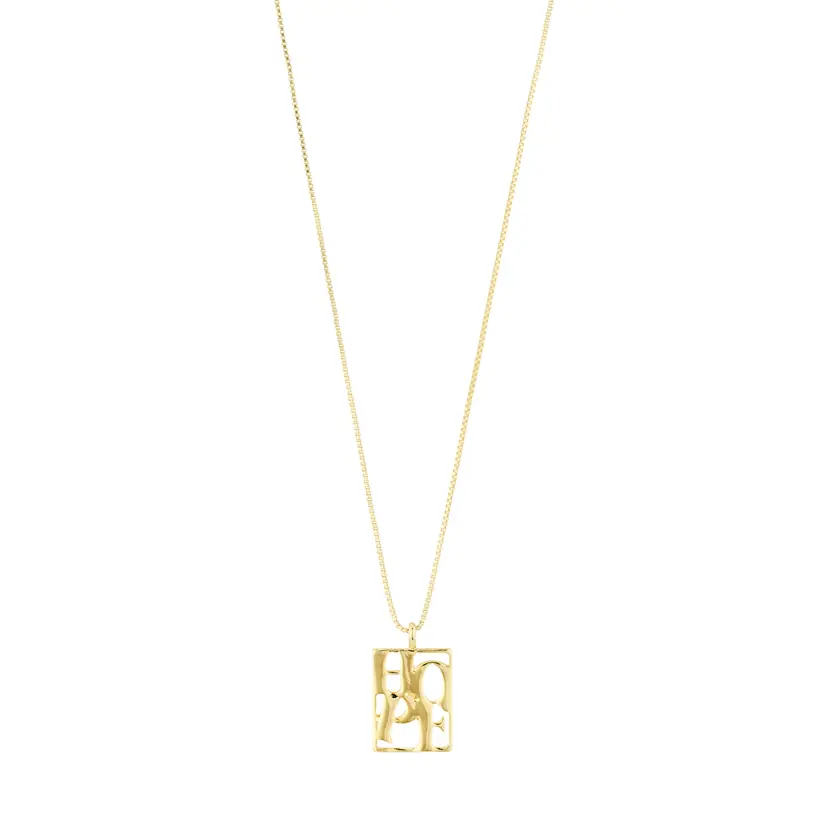Pilgrim Pilgrim LOVE TAG, HOPE-halskjede gullbelagt