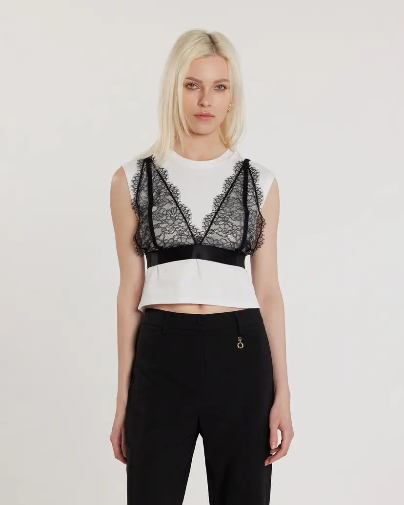 Relish Relish Carole White Tank top
