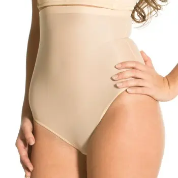 Magic Magic Truser Hi Waist Thong Beige polyester XX-Large Dame