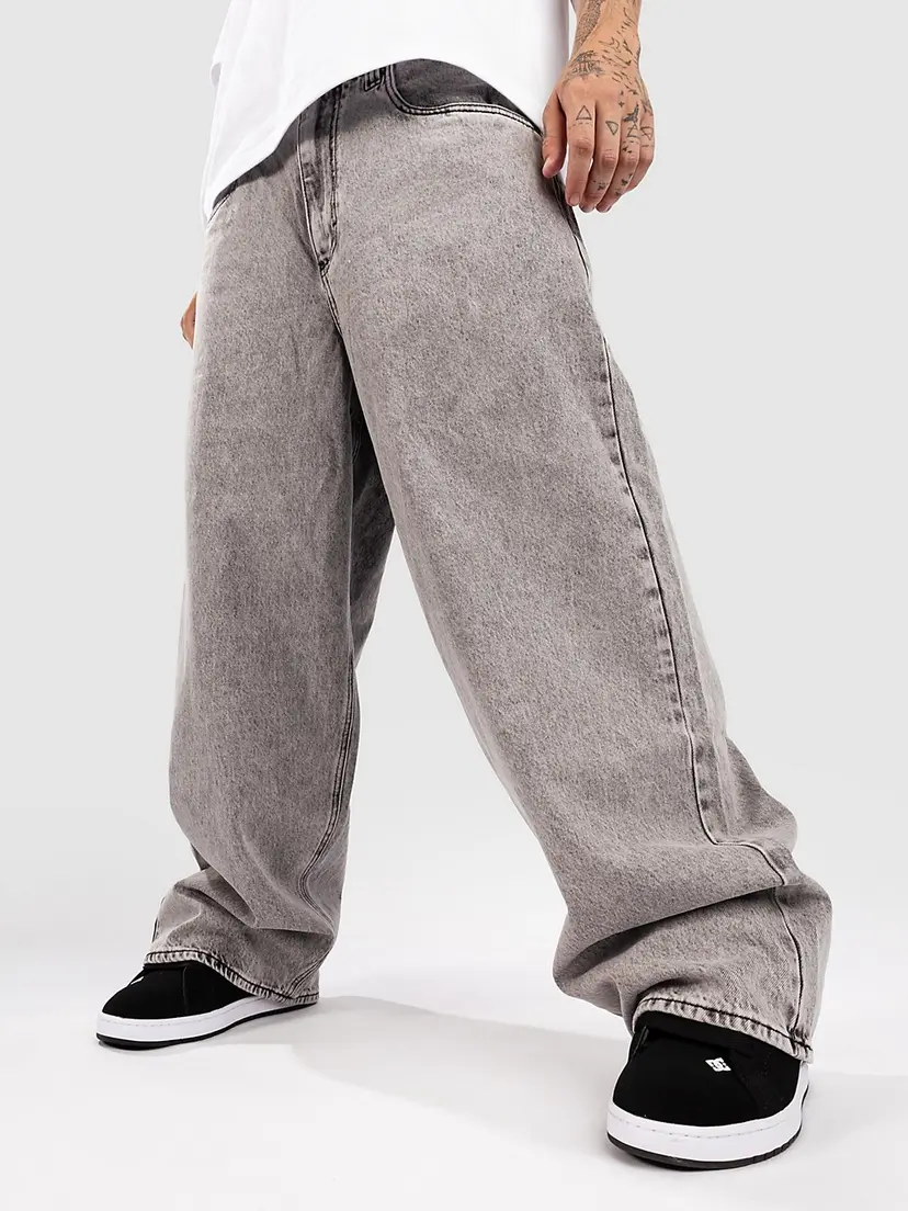 Empyre Empyre Sk8 Ultra Wide Jeans grå