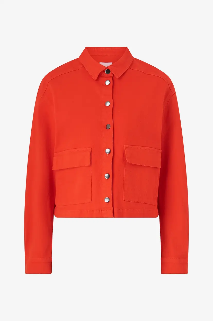 Saint Tropez Jakke Ilusz Denim - Rød