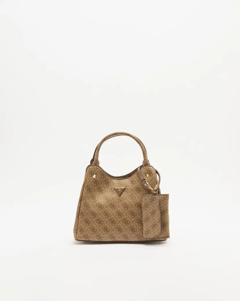 Guess Guess Lorella Logo SM Girlfriend Tote Beige Tote Bag