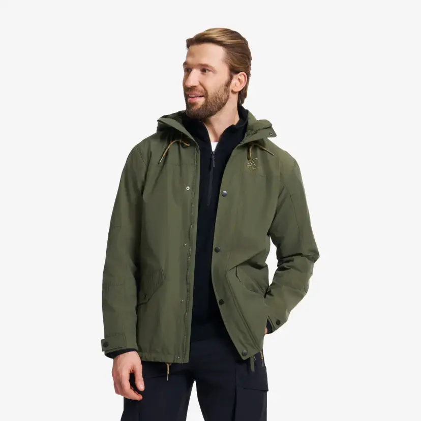 RevolutionRace Shalloon Jacket Herre Forest Night