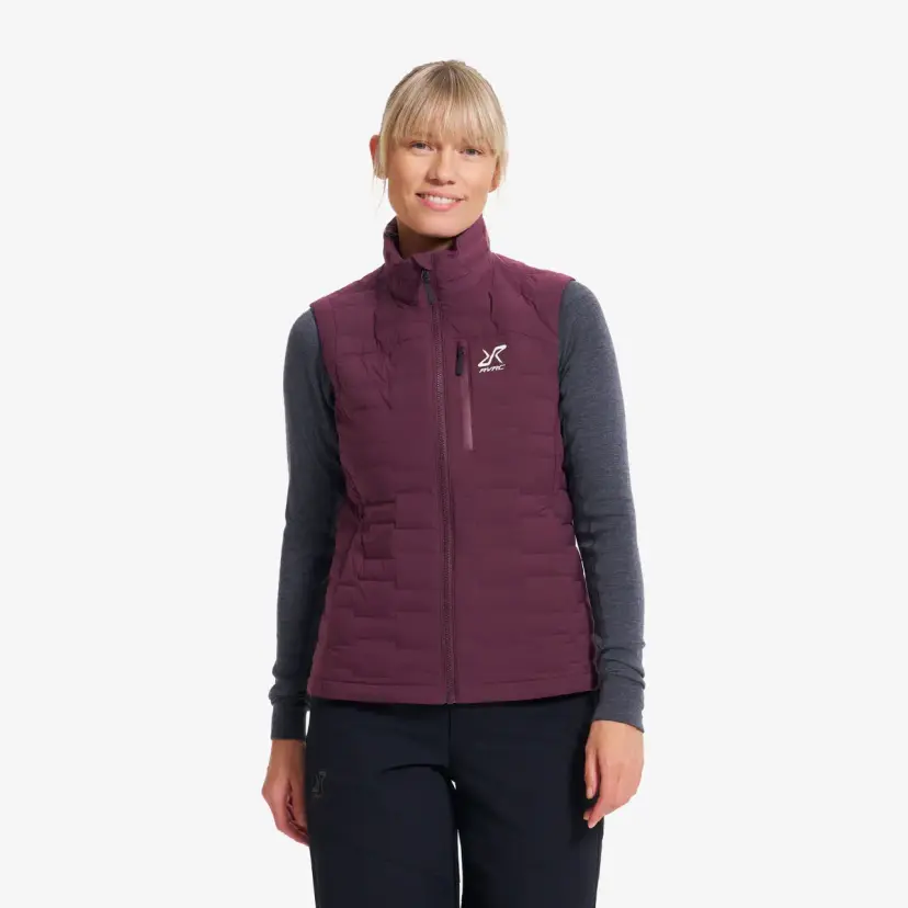 RevolutionRace Flex Stretch Down Vest Dame Winetasting