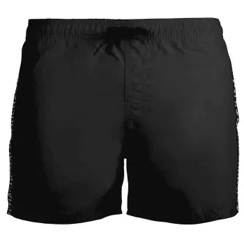 Muchachomalo Muchachomalo Badebukser Solid Swimshorts Svart polyester Large Herre