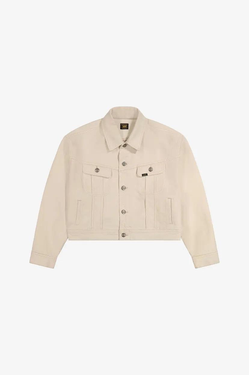Lee Jakke Drop Shoulder Rider - Beige