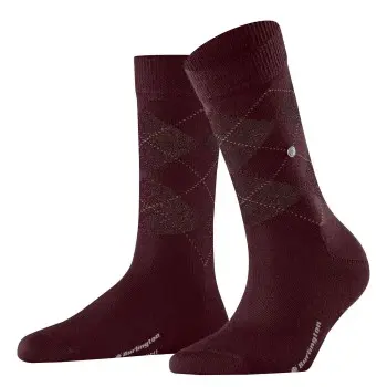 Burlington Burlington Strømper Marylebone Glitter Women Socks Vinrød  Str 36/41 Dame