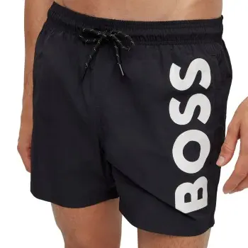 BOSS BOSS Badebukser Octopus Swimshort Svart polyamid Large Herre