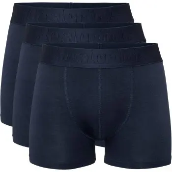Resteröds Resteröds 3P Organic Cotton Boxer Regular Leg Marine økologisk bomull Herre