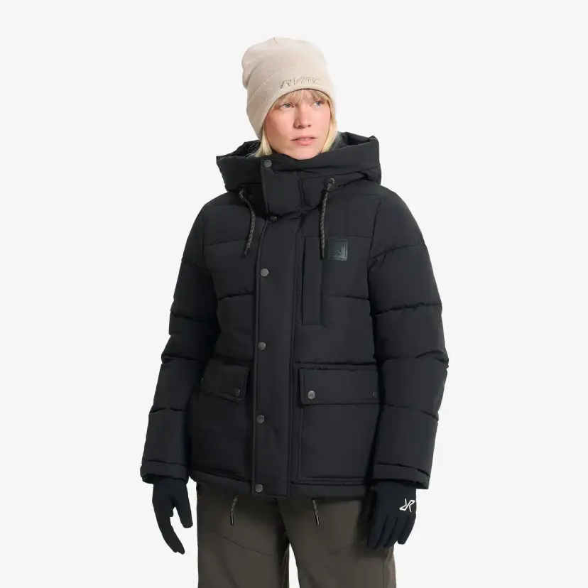 RevolutionRace Ember Puffer Jacket Dame Black