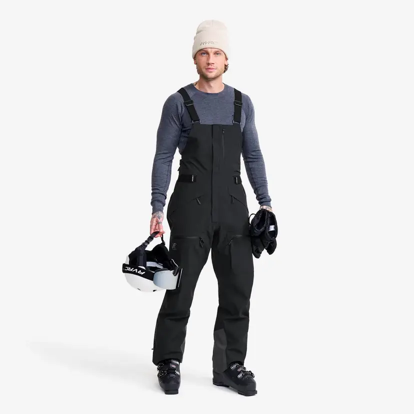 RevolutionRace Atlas 3L Ski Bib Pants Herre Black