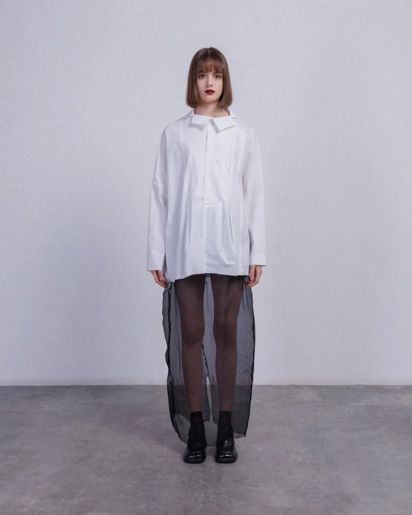 D-Ross D-Ross 28.53-110 White Long shirt