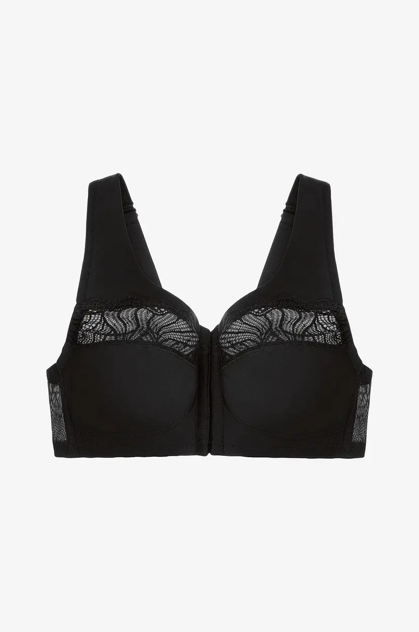 Glamorise Myk BH Full Figure Plus Size Magiclift Natural Shape - Svart