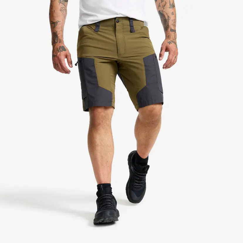 RevolutionRace RVRC GP Shorts Herre Dark Olive