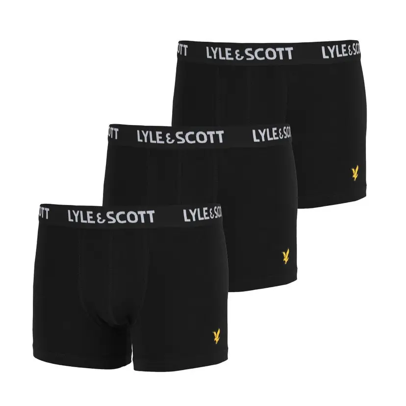 Lyle & Scott Lyle & Scott - Boxers 3-Pack Black