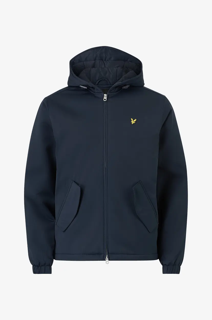 Lyle & Scott Jakke Padded Hooded Zip Through Jacket - Blå