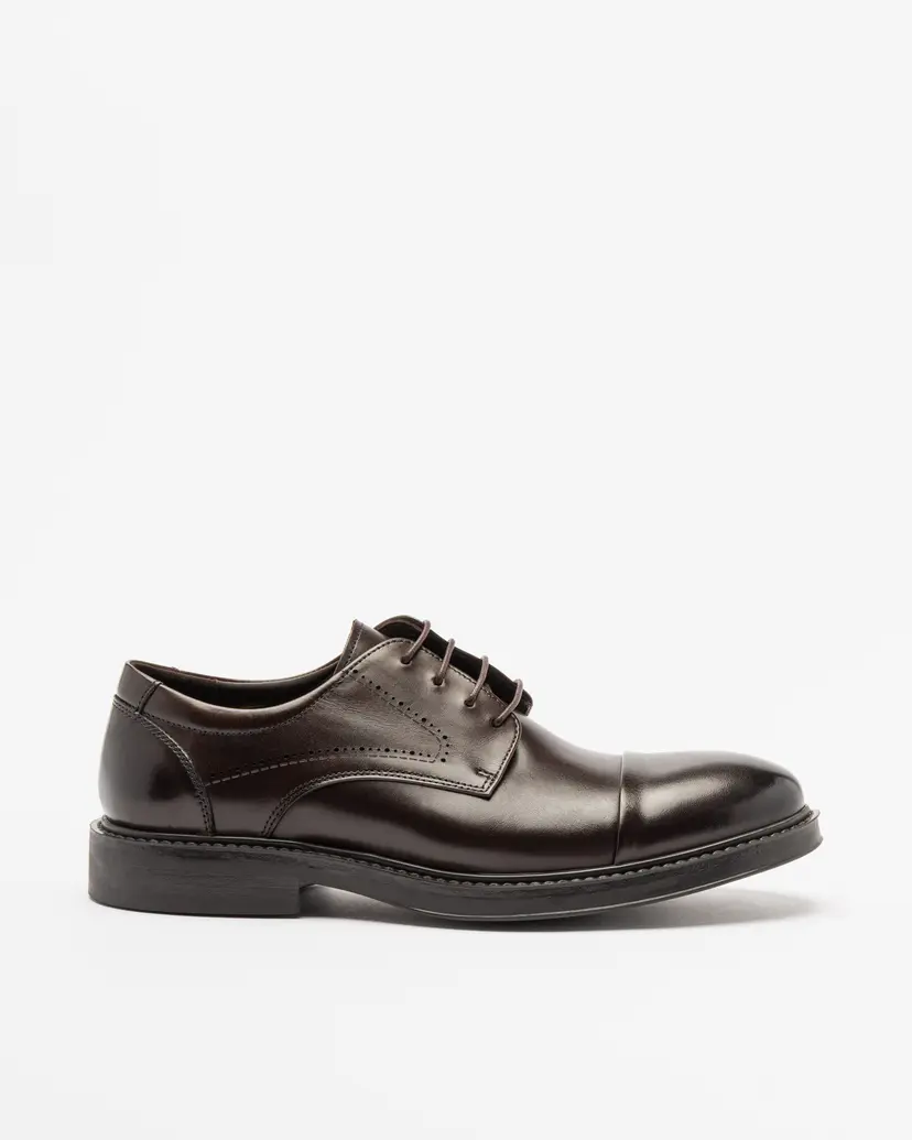 PROF PROF 2522-V03 Brown Derby shoes