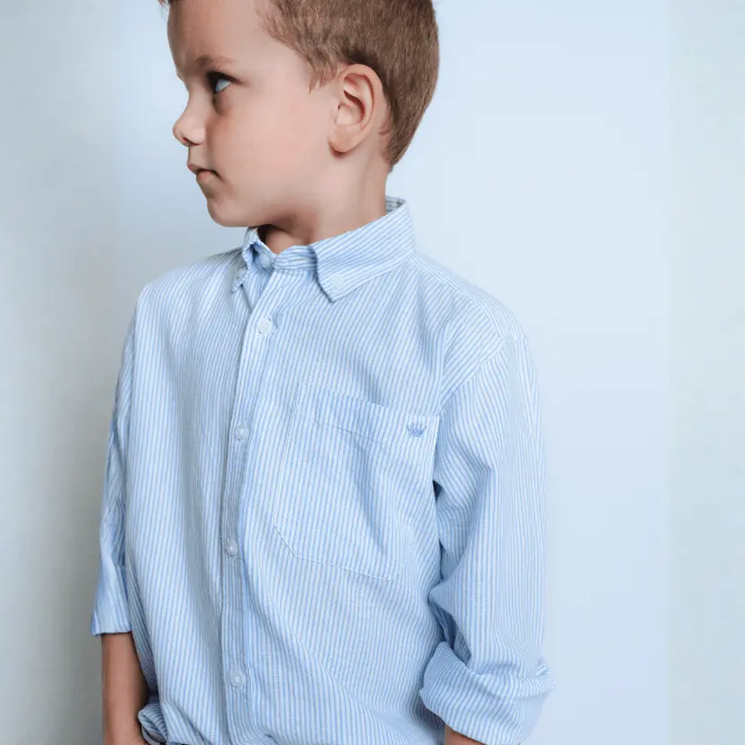 Hust and Claire Hust and Claire - Skjorte Ruben Light Blue