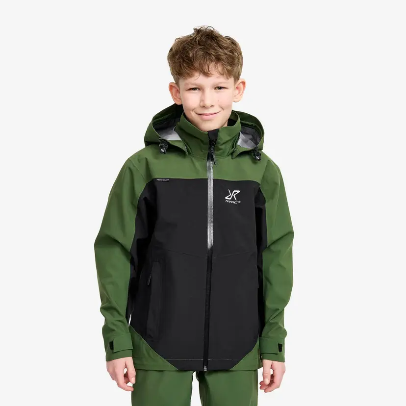 RevolutionRace Silence Proshell 3L Jacket Teens Black Forest/Black