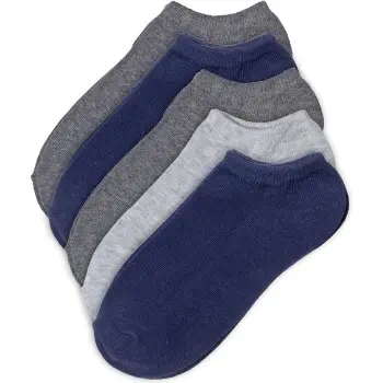Pierre Robert Pierre Robert Strømper 5P Low Cut Socks For Kids Blå/Grå Str 29/32 Barn