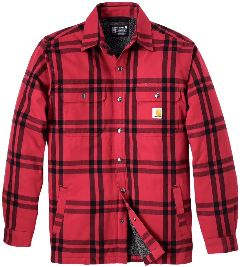 Carhartt Workwear Carhartt Workwear Carhartt M's Roane Hooded Shirt Jacket Crabapple