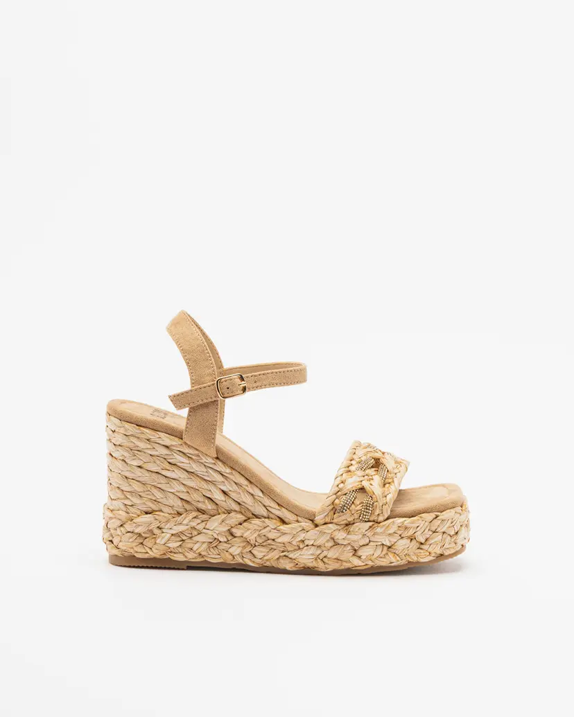 Gloss Gloss 028-J11 Camel Wedge sandals