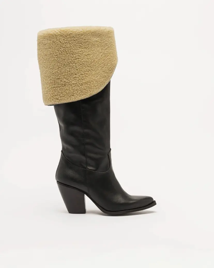 PROF PROF MANHATTAN Black Knee high boots