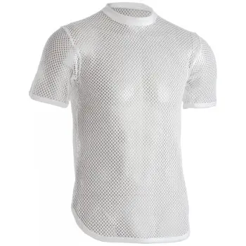 Dovre Dovre Organic Cotton Net T-shirt Hvit økologisk bomull Small Herre
