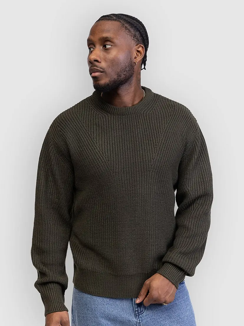 Redefined Rebel Redefined Rebel RRMilton Knit Boxy Fit Strikket genser grønn