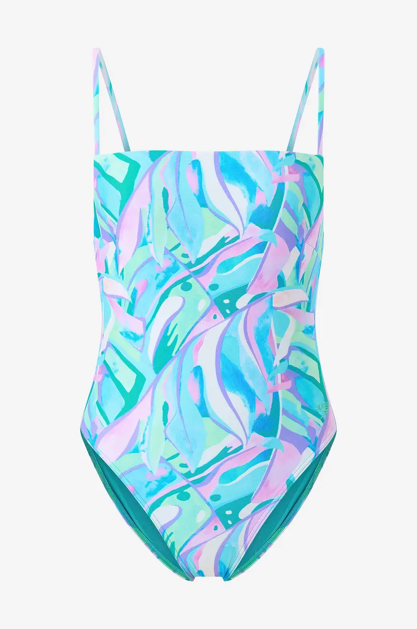 Speedo Badedrakt Womens Printed Adjustable Thinstrap 1 Pc. - Blå