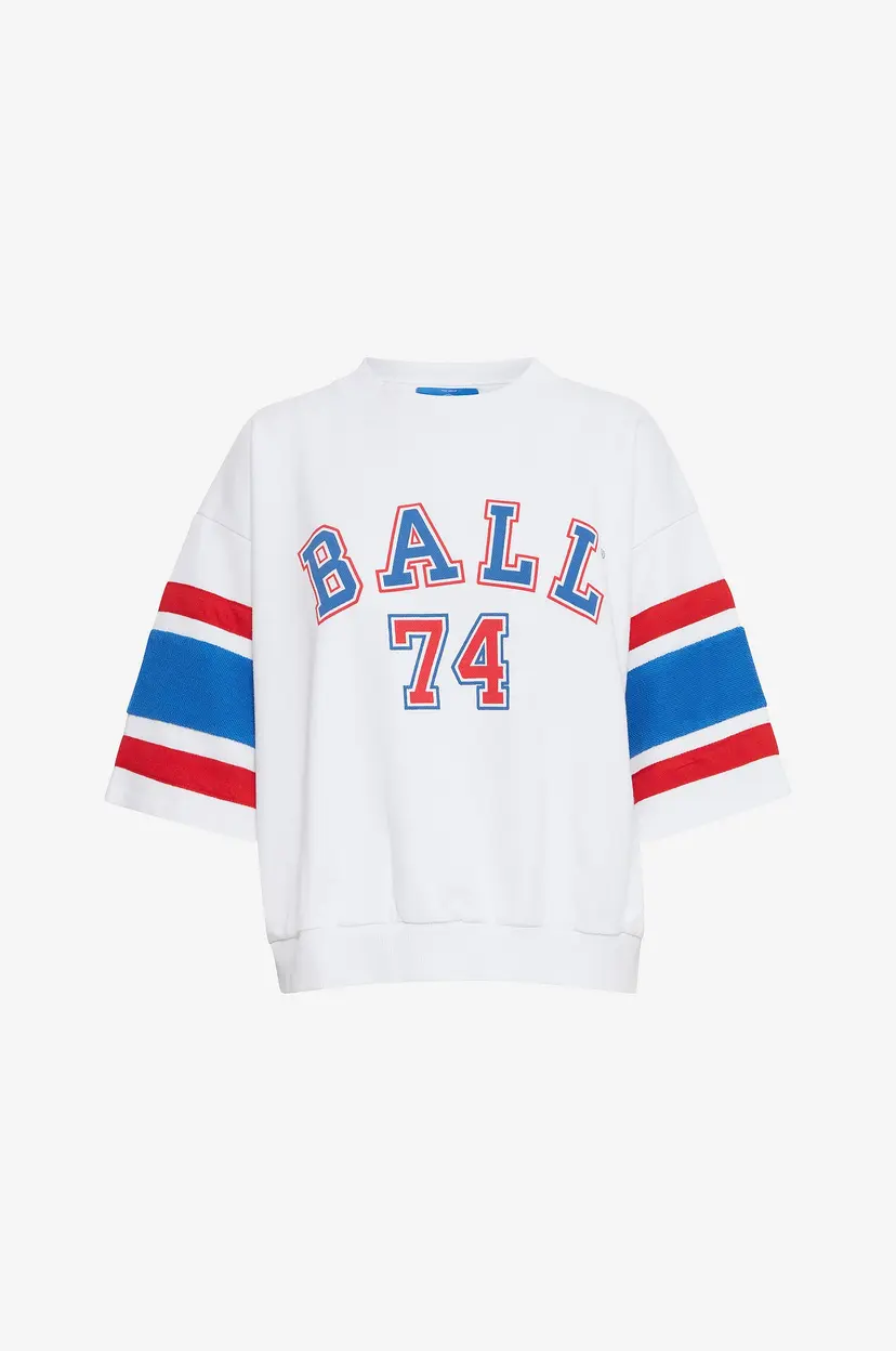 Ball Collegegenser baArian SS Sweat - Hvit