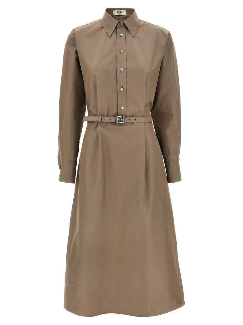 Fendi Fendi Midikjoler – Brun