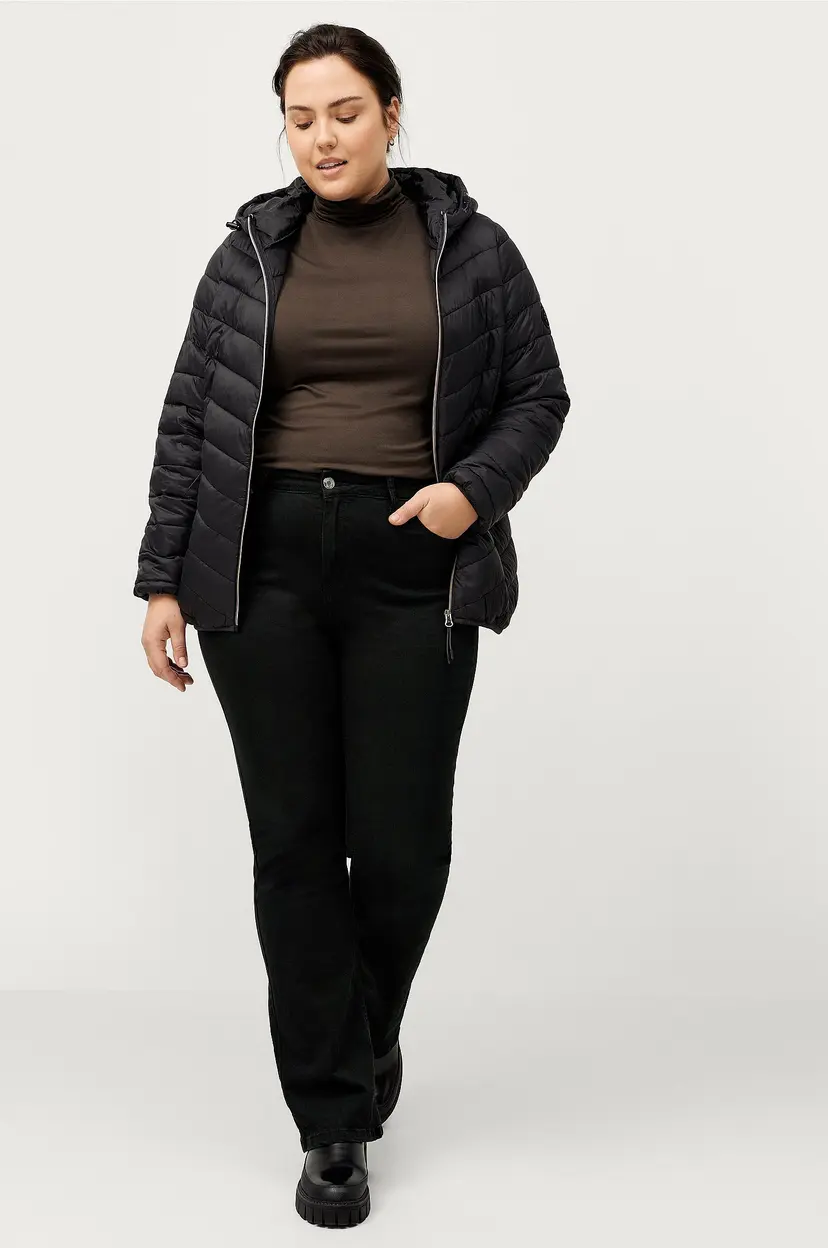 Zizzi Jakke caSally L/S Jacket - Svart