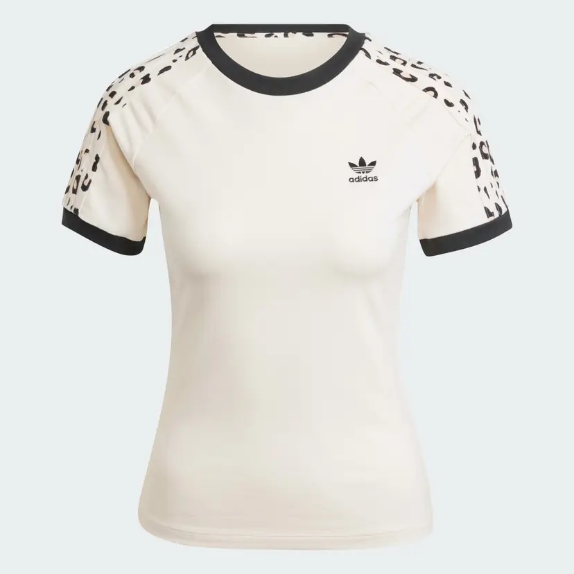Adidas Leopard 3-Stripes T-skjorte