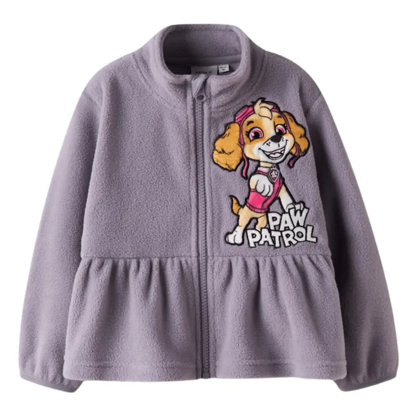 NAME IT Name It - Fleecejakke Paw Patrol Lavender Gray