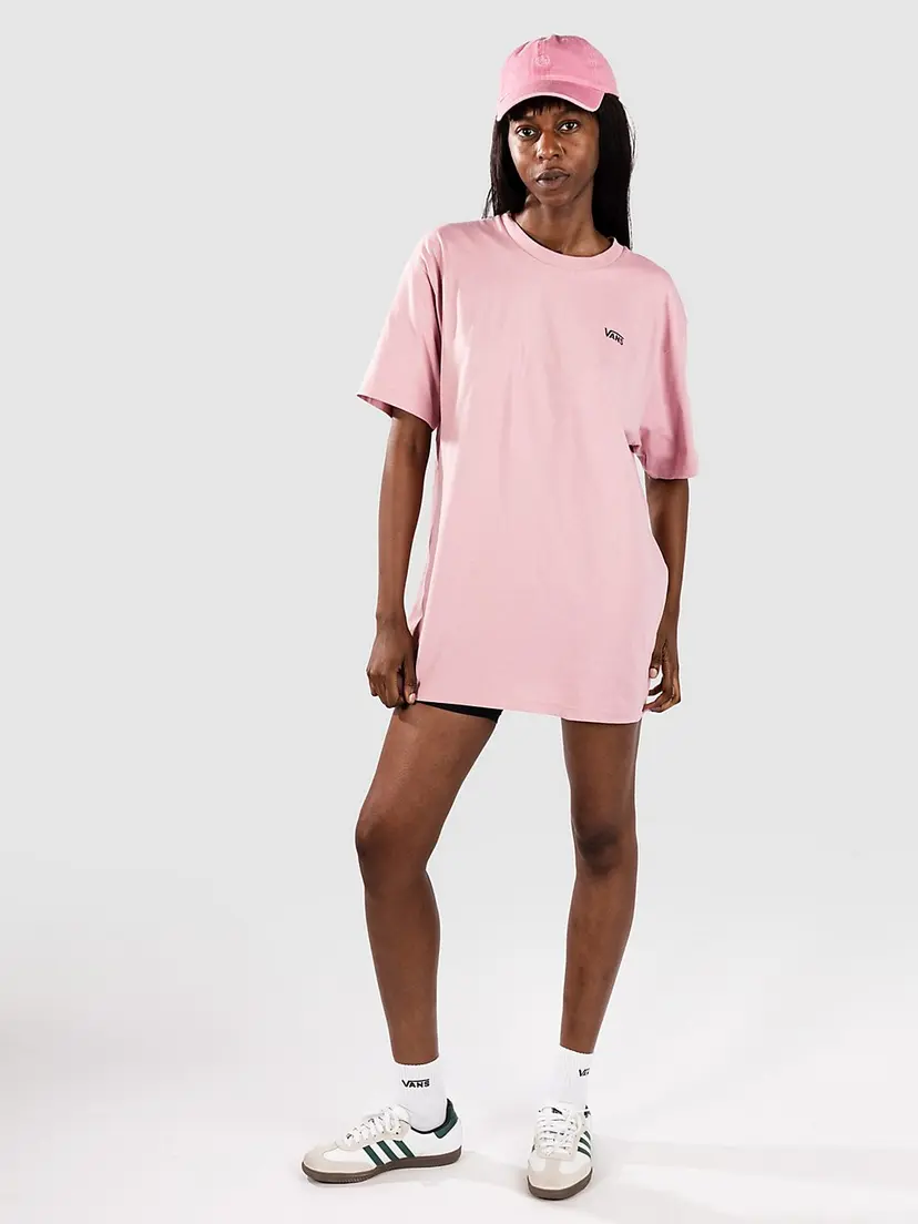 Vans Vans Left Chest Logo T-skjorte rosa