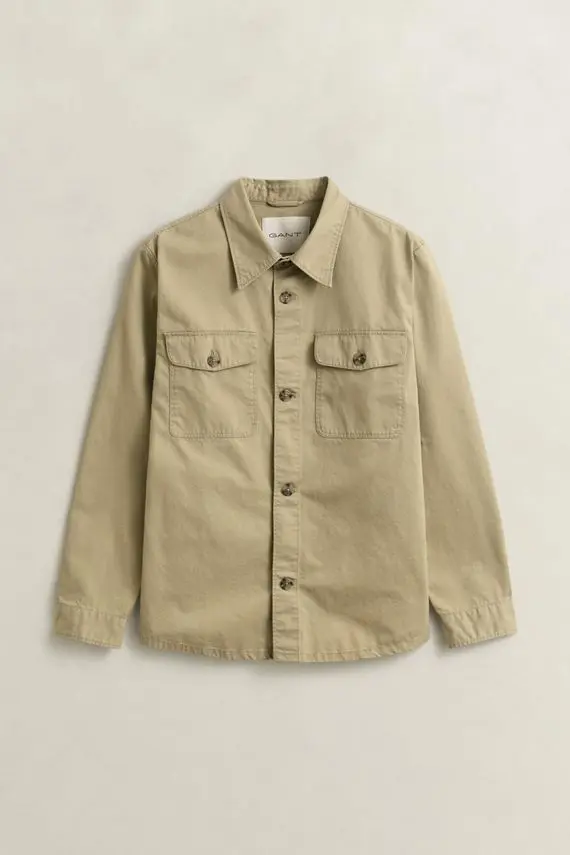 Gant REG COTTON TWILL OVERSHIRT