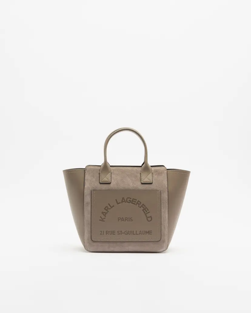 Karl Lagerfeld Karl Lagerfeld K/DAILY SM TOTE SUEDE Gray Tote bag