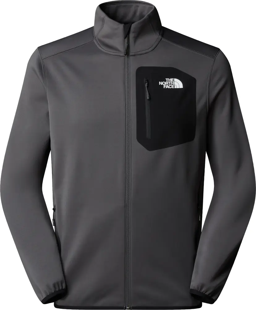 The North Face The North Face Men's Crest Full-Zip Fleece Anthracite Grey/TNF Black