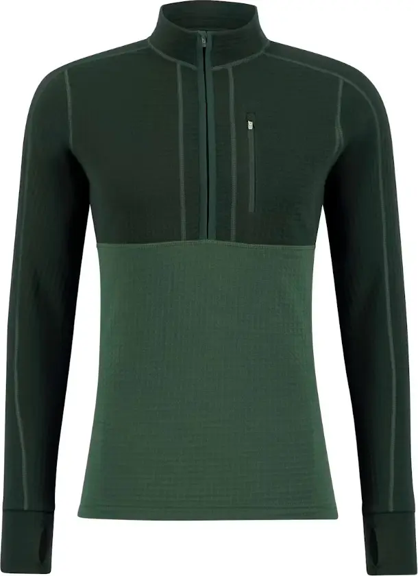 Ulvang Ulvang Men's Peak Field Half Zip Midlayer Trekking Green/Beetle Green