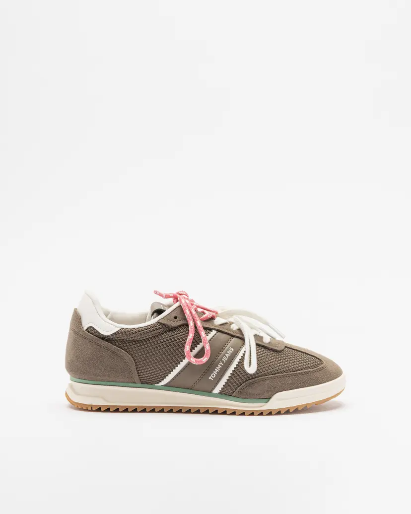 Tommy Hilfiger Jeans Tommy Hilfiger Jeans Low Profile Runner Green Sneakers