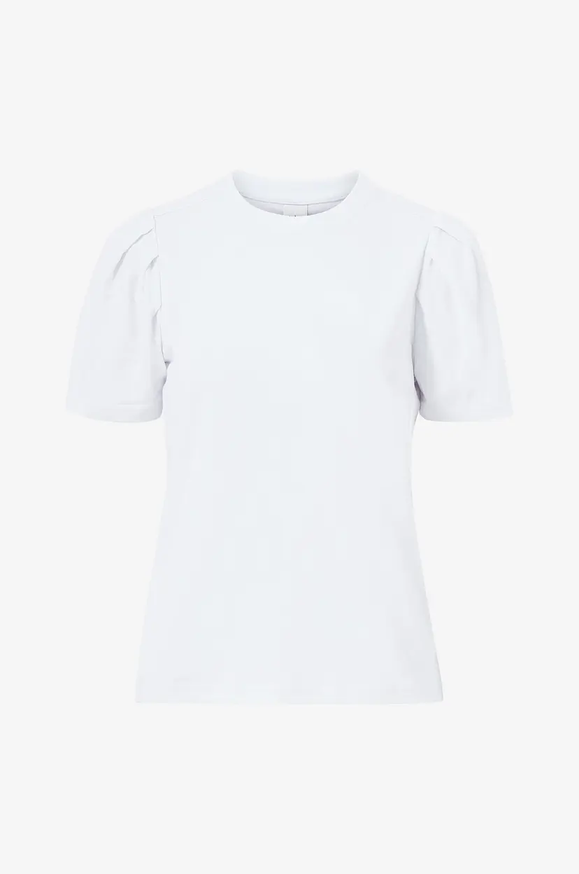 Twist & Tango Topp Isa Puff Sleeve Tee - Hvit
