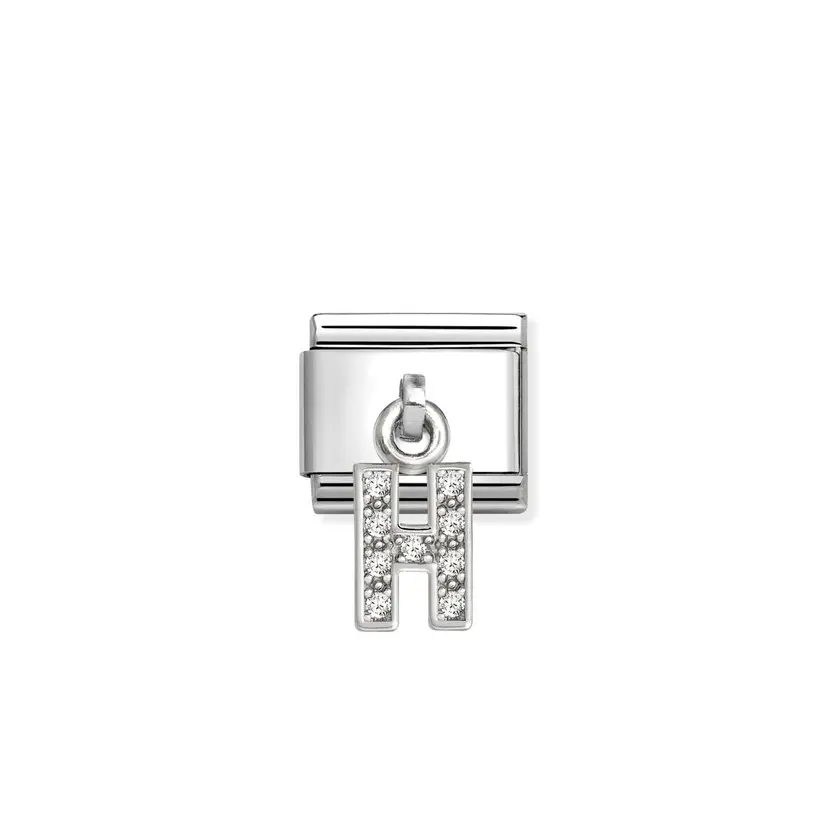Nomination Charm Letter H